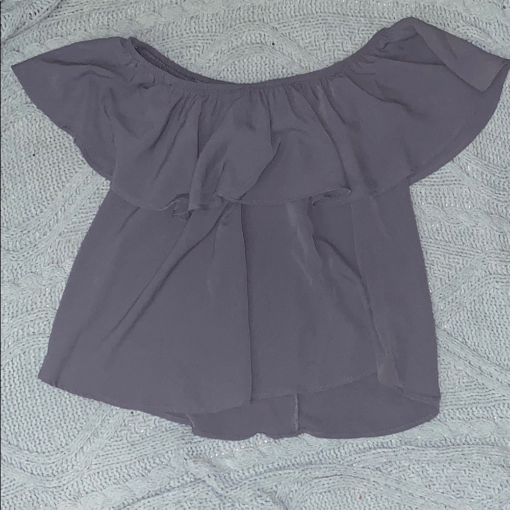 Off the shoulder shirt